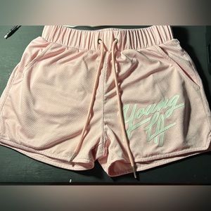 YOUNGLA pink Legacy shorts- new colors: Size Small
